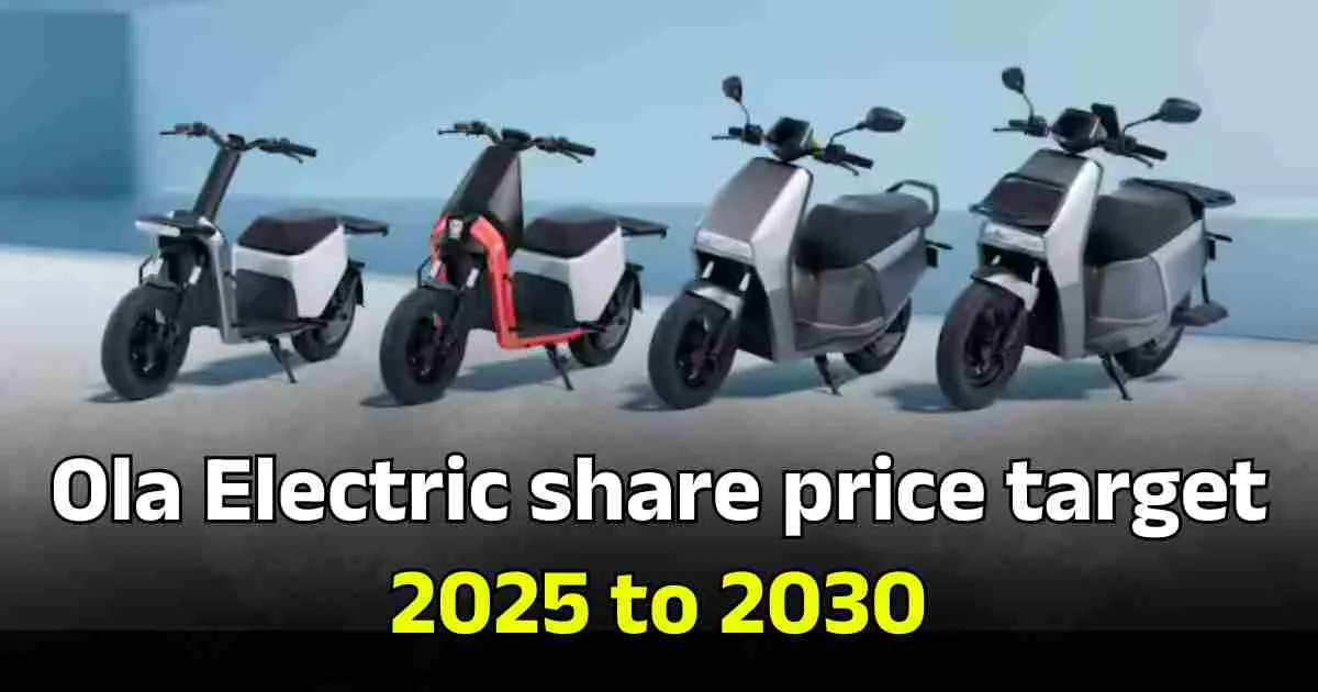 Ola Electric share price target 2025 to 2030